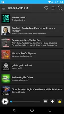 Podcast Brazil android App screenshot 1